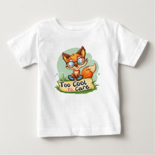 Camiseta Para Bebê Legal Fox Carefree