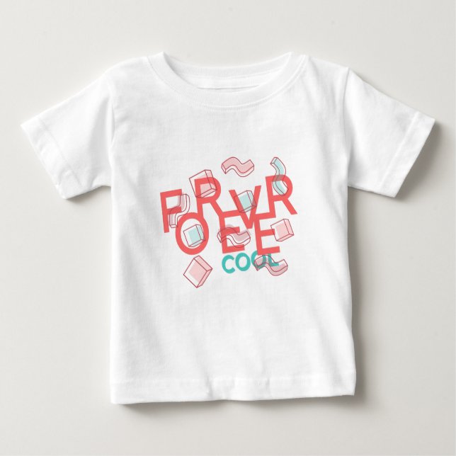 Camiseta Para Bebê Legal Fresco Fofo (Frente)