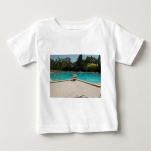 Camiseta Para Bebê Legal Hakuna Matata Piscina Lado Eu amo Minha Famí