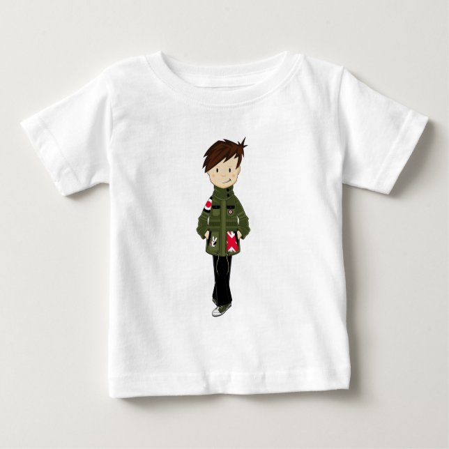 Camiseta Para Bebê Legal Mod Boy (Frente)