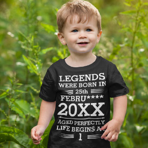 Camiseta Para Bebê Legendas Personalizadas Foram Nasceres no Mês de I