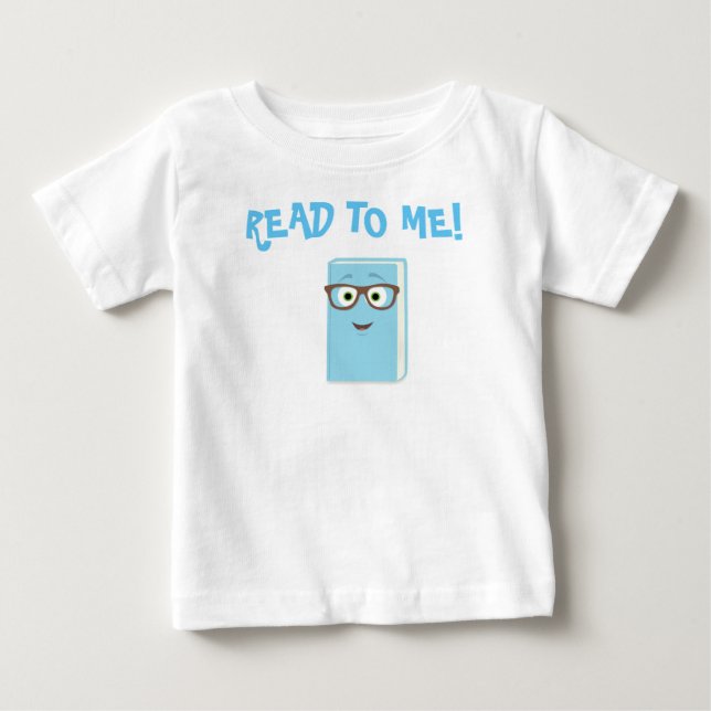 Camiseta Para Bebê Leia-me! Macacãozinho (Frente)
