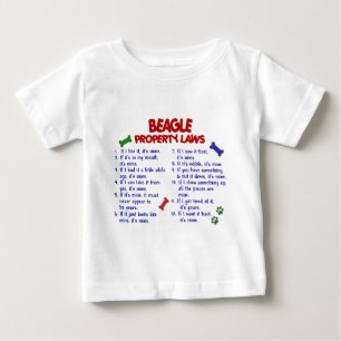 Camiseta Para Bebê Leis 2 da propriedade do LEBREIRO