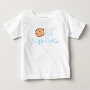 Camiseta Para Bebê Leite e Biscoitos Um Biscoito Duro 1º Aniversário