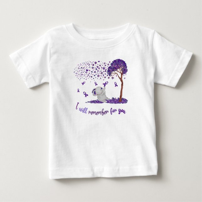 Camiseta Para Bebê Lembrar-Me-ei De Ti-Shirt (Frente)