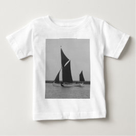 Camiseta Para Bebê Lembrete de Barcaça de Vela