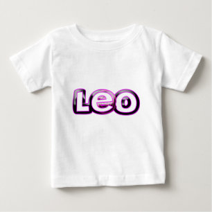 Camiseta Para Bebê Leo
