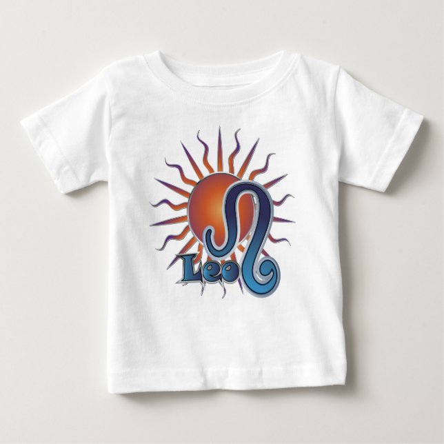 Camiseta Para Bebê Leo (Frente)