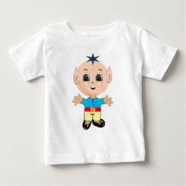 Camiseta Para Bebê Leprechaun bonito