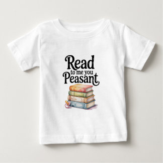 Camiseta Para Bebê Ler para Mim, Seu Camponês, Bodysuit Divertido par