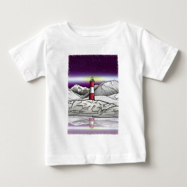 Camiseta Para Bebê Les Eclaireurs Lighthouse Argentina (Frente)