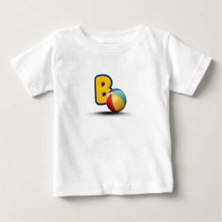 Camiseta Para Bebê Letra B