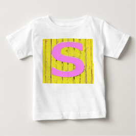 Camiseta Para Bebê Letra s