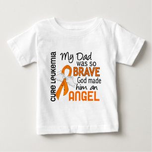 Camiseta Para Bebê Leucemia do pai do anjo 2