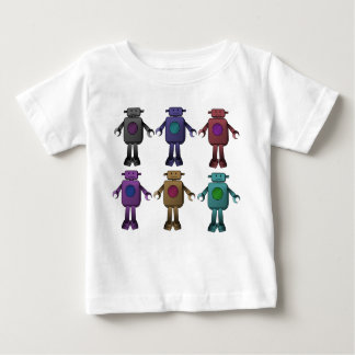 Camiseta Para Bebê levanta o robô
