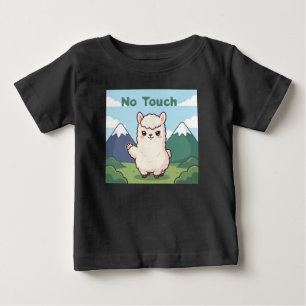 Camiseta Para Bebê Lhama Fofa