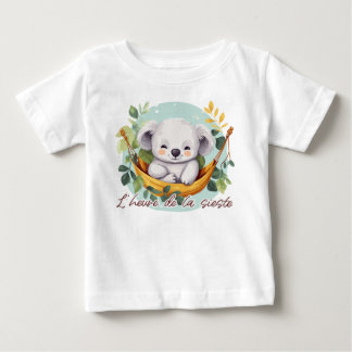 Camiseta Para Bebê L'heure de la sieste aussi