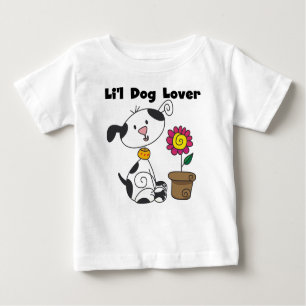 Camiseta Para Bebê Li Dog Lover T-shirt