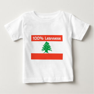 Camiseta Para Bebê Libanês de 100%