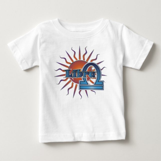 Camiseta Para Bebê Libra (Frente)