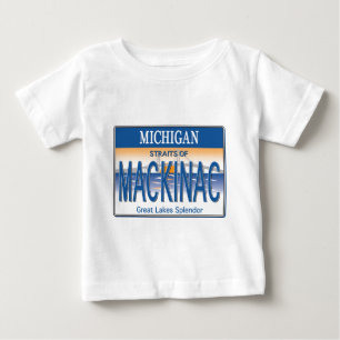 Camiseta Para Bebê Licença Mackinac