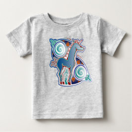 Camiseta Para Bebê Licorne celtique