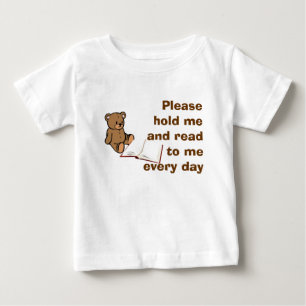 Camiseta Para Bebê Lido por favor a mim