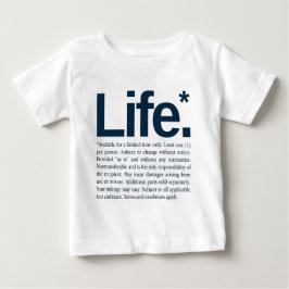 Camiseta Para Bebê Life*