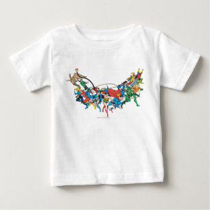 Camiseta Para Bebê Liga da Justiça da América, Grupo 2