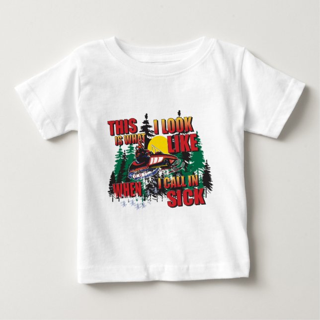 CAMISETA PARA BEBÊ LIGAR-DOENTE (Frente)