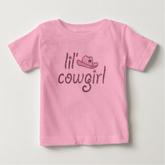 Camiseta Para Bebê Lil Cowgirl - Criança T-Shirt