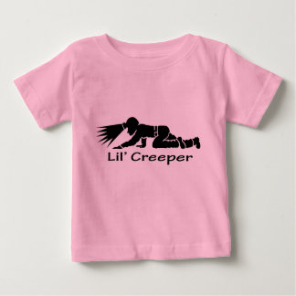 Camiseta Para Bebê Lil Creeper rastejando mineiro de carvão
