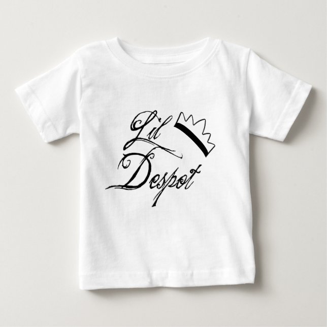 Camiseta Para Bebê Lil Despot (Frente)