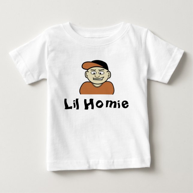 Camiseta Para Bebê Lil Homie (Frente)