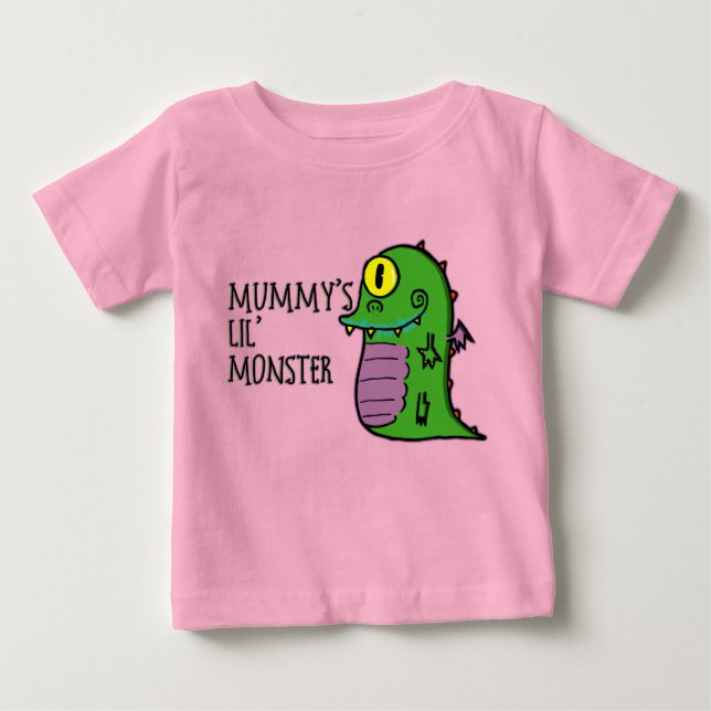 Camiseta Para Bebê Lil Monster (Frente)