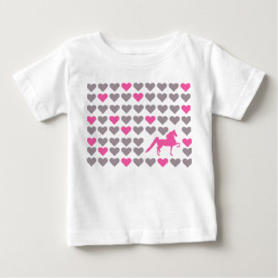 Camiseta Para Bebê Lil Saddlepura Lover Criança Tee