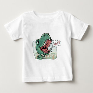 Camiseta Para Bebê Lil T Rex Big Bro Antigo Irmão Gear