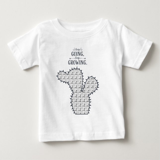Camiseta Para Bebê Lil'Inspirations #9 - Keep going, keep growing (Frente)