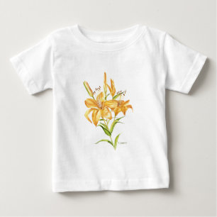 Camiseta Para Bebê Lily Tigre