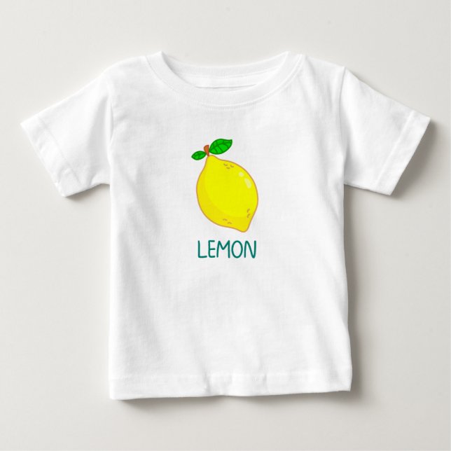Camiseta Para Bebê Limão (Frente)