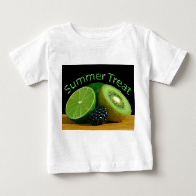 Camiseta Para Bebê Limão Kiwi Treat Criança T-Shirt (Frente)