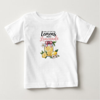 Camiseta Para Bebê Limões e limonada