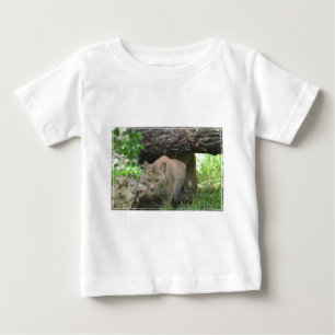 Camiseta Para Bebê Lince bonito
