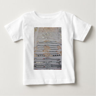 Camiseta Para Bebê Linda coleção de design de arte cardíaca de Jewelr