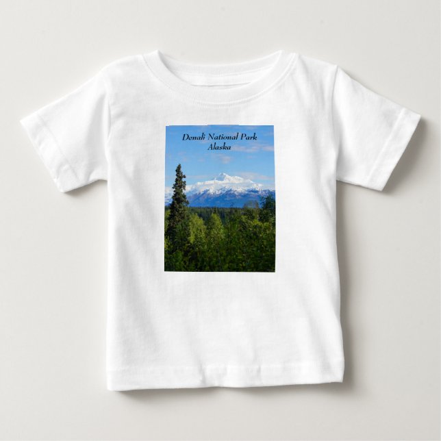 Camiseta Para Bebê Linda Denali (Frente)