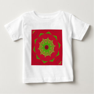 Camiseta Para Bebê Linda e espantosa arte vermelha tribal africana