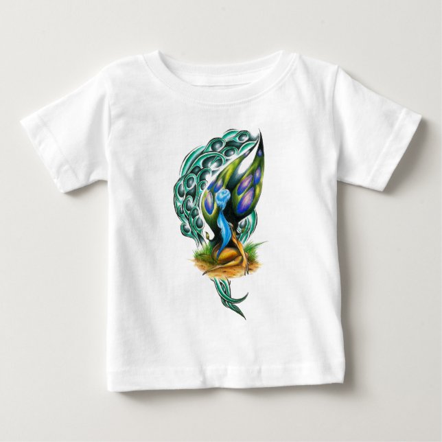 Camiseta Para Bebê Linda Feira Celta Colorida (Frente)