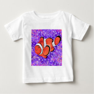 Camiseta Para Bebê Lindas Cores-de-Camisa-Flor