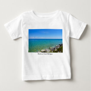 Camiseta Para Bebê Lindas Cores Do Lago Huron