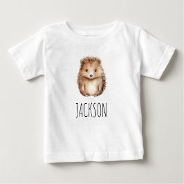 Camiseta Para Bebê Lindo ouriço! Personalização neutra em relação ao 